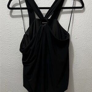 Express Elegant Black Blouse